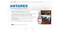 Desktop Screenshot of bowlingantares.be